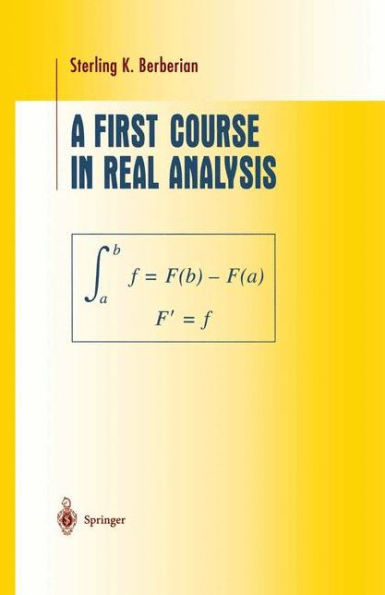 A First Course in Real Analysis