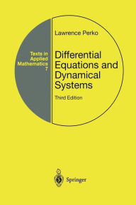 Title: Differential Equations and Dynamical Systems, Author: Lawrence Perko