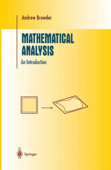 Mathematical Analysis: An Introduction / Edition 1
