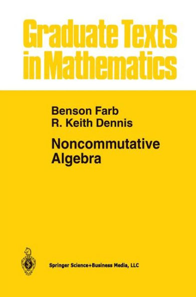 Noncommutative Algebra / Edition 1