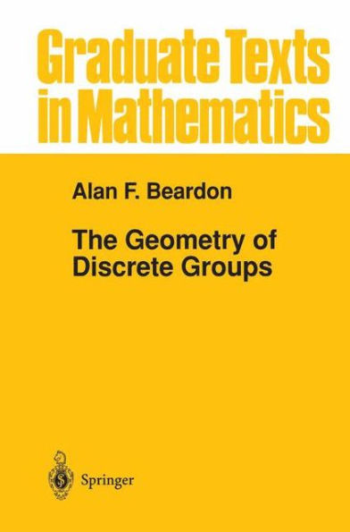 The Geometry of Discrete Groups / Edition 1