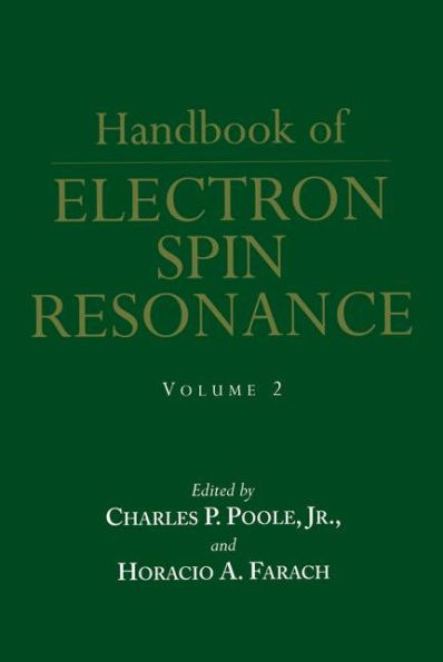 Handbook of Electron Spin Resonance: Volume 2 / Edition 1