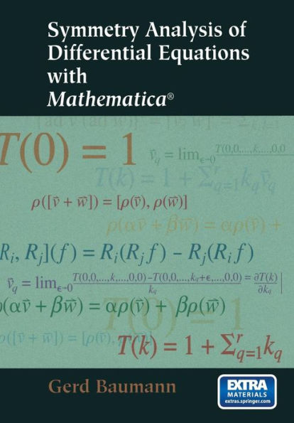 Symmetry Analysis of Differential Equations with Mathematicaï¿½