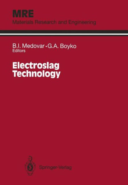 Electroslag Technology / Edition 1