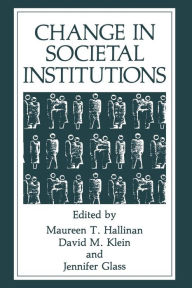 Title: Change in Societal Institutions, Author: J. Glass