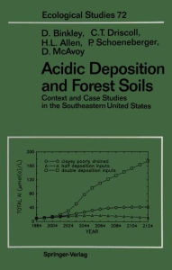 Title: Acidic Deposition and Forest Soils: Context and Case Studies of the Southeastern United States, Author: Dan Binkley