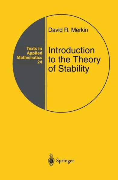 Introduction to the Theory of Stability / Edition 1