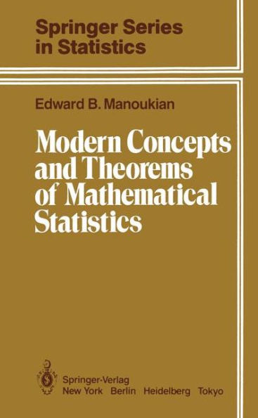 Modern Concepts and Theorems of Mathematical Statistics / Edition 1