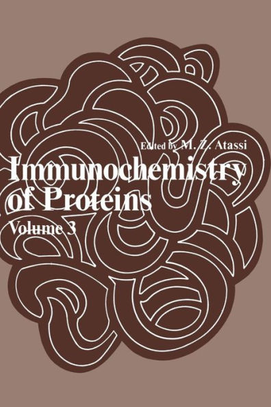 Immunochemistry of Proteins: Volume 3