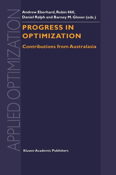 Progress in Optimization: Contributions from Australasia