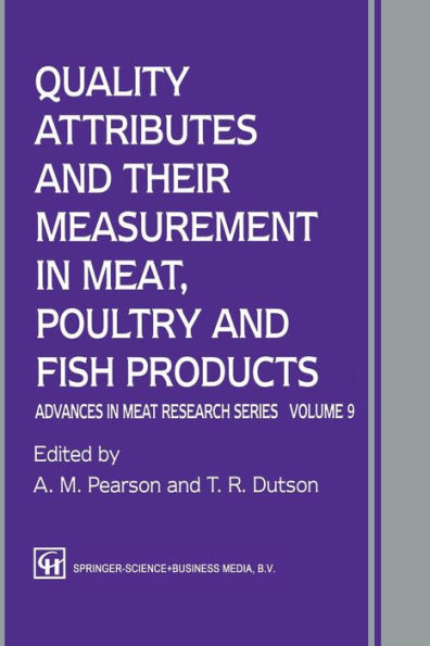 Quality Attributes and their Measurement in Meat, Poultry and Fish Products