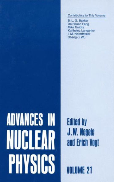 Advances Nuclear Physics: Volume 21