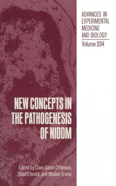 New Concepts in the Pathogenesis of NIDDM / Edition 1