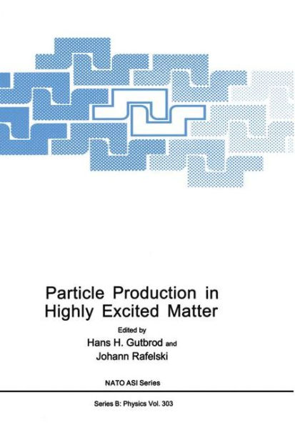 Particle Production in Highly Excited Matter