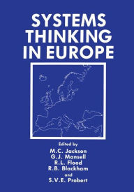 Title: Systems Thinking in Europe, Author: R.B. Blackham