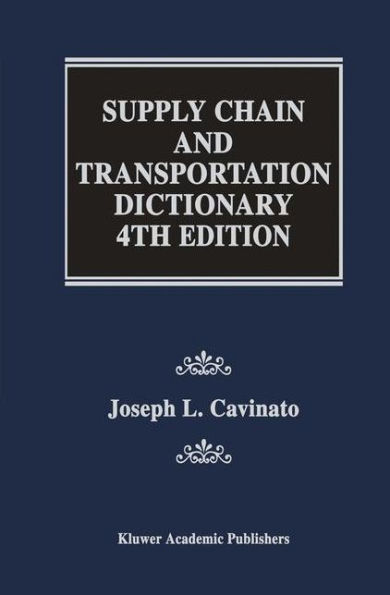 Supply Chain and Transportation Dictionary