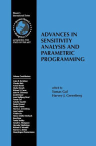 Title: Advances in Sensitivity Analysis and Parametric Programming, Author: Tomas Gal