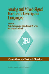 Title: Analog and Mixed-Signal Hardware Description Language, Author: A. Vachoux