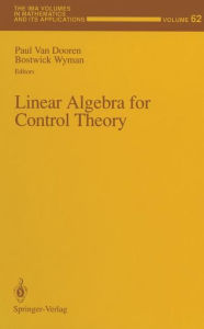 Title: Linear Algebra for Control Theory, Author: Paul Van Dooren
