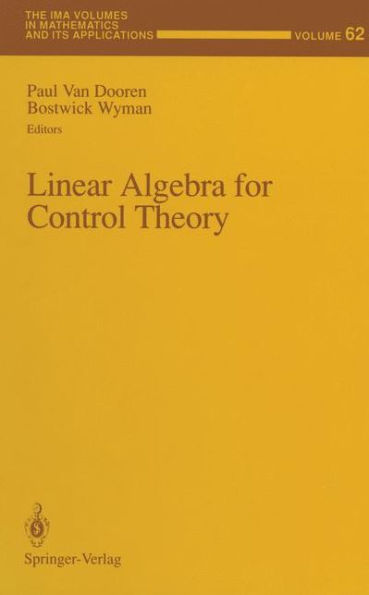 Linear Algebra for Control Theory / Edition 1