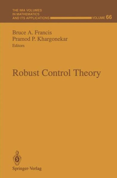Robust Control Theory / Edition 1