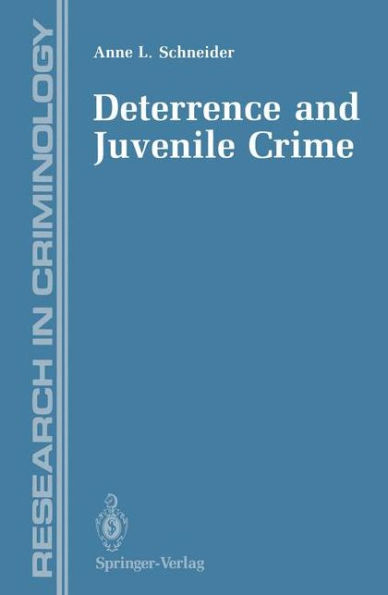 Deterrence and Juvenile Crime: Results from a National Policy Experiment