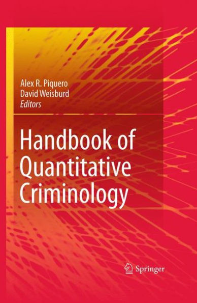 Handbook of Quantitative Criminology / Edition 1