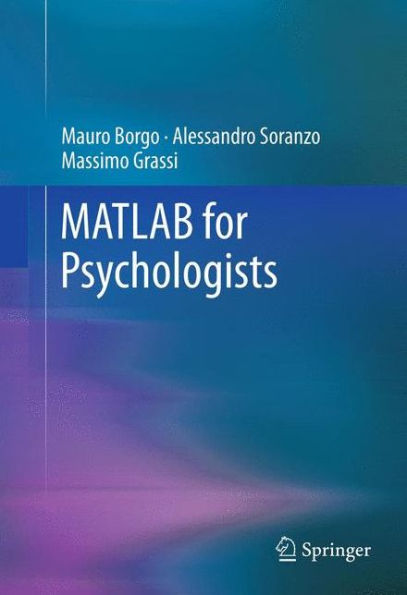 MATLAB for Psychologists / Edition 1