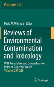 Title: Reviews of Environmental Contamination and Toxicology, Author: David M. Whitacre