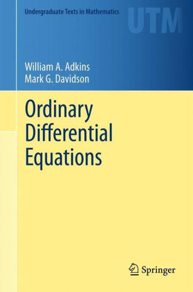 Ordinary Differential Equations / Edition 1