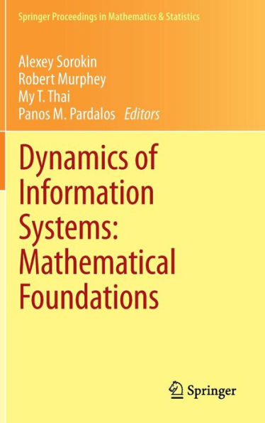 Dynamics of Information Systems: Mathematical Foundations / Edition 1