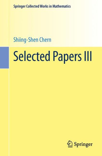 Selected Papers III / Edition 1