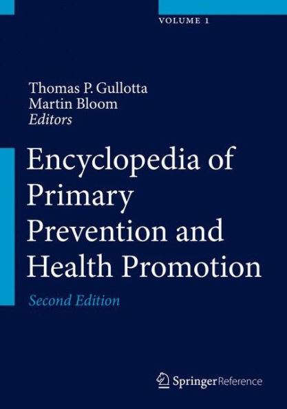Photo 1 of Encyclopedia of Primary Prevention and Health Promotion / Volume 2
