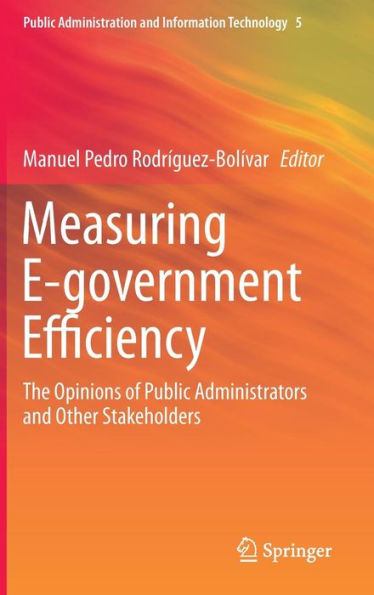 Measuring E-government Efficiency: The Opinions of Public Administrators and Other Stakeholders