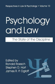 Title: Psychology and Law: The State of the Discipline, Author: Ronald Roesch