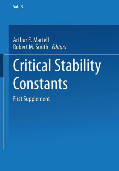 Critical Stability Constants: First Supplement