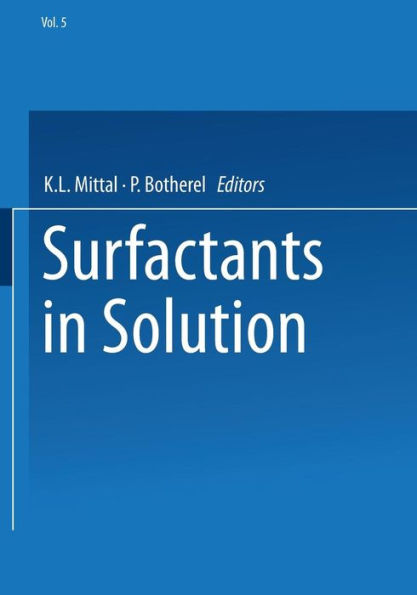 Surfactants in Solution: Volume 5
