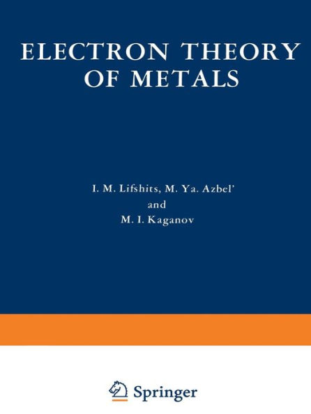Electron Theory of Metals