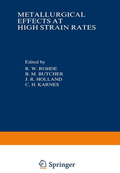 Metallurgical Effects at High Strain Rates