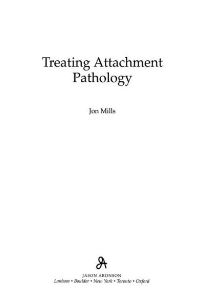 Treating Attachment Pathology