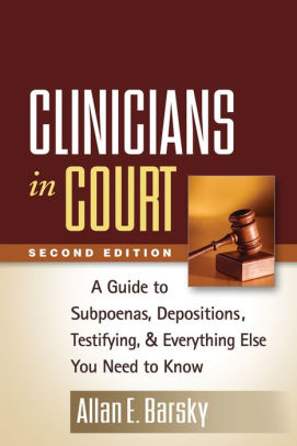 clinicians court subpoenas