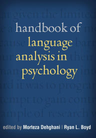 Title: Handbook of Language Analysis in Psychology, Author: Morteza Dehghani PhD