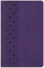 KJV Ultrathin Reference Bible, Value Edition, Purple LeatherTouch