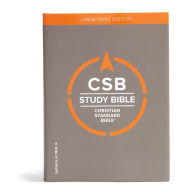 Title: CSB Study Bible, Large Print Edition, Hardcover: Red Letter, Study Notes and Commentary, Illustrations, Ribbon Marker, Sewn Binding, Easy-to-Read Bible Serif Type, Author: CSB Bibles by Holman