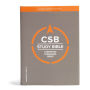CSB Study Bible, Large Print Edition, Hardcover: Red Letter, Study Notes and Commentary, Illustrations, Ribbon Marker, Sewn Binding, Easy-to-Read Bible Serif Type