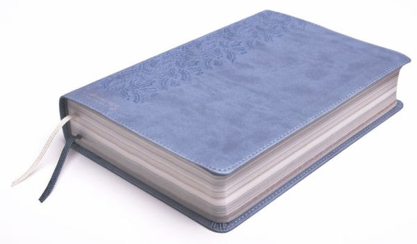 CSB (in)courage Devotional Bible, Blue LeatherTouch