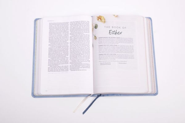 CSB (in)courage Devotional Bible, Blue LeatherTouch