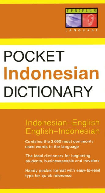 Pocket Indonesian Dictionary: Indonesian-English English-Indonesian by ...