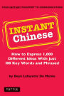 Instant Chinese: How to Express 1,000 Different Ideas with Just 100 Key Words and Phrases! (Mandarin Chinese Phrasebook)