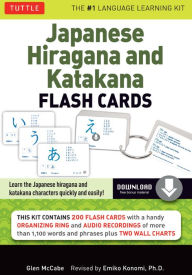 Title: Japanese Hiragana & Katakana Flash Cards Kit Ebook: 200 Japanese Flash Cards Featuring Both Phonetic Alphabets, Language Guide, Wall Chart and Native Speaker Audio Pronunciations, Author: Glen McCabe